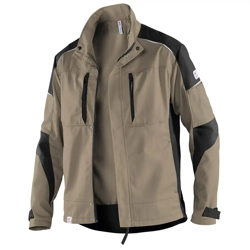 Arbeitsjacke "ACTIVIQ" in khaki/Schwarz, L - Bild 1
