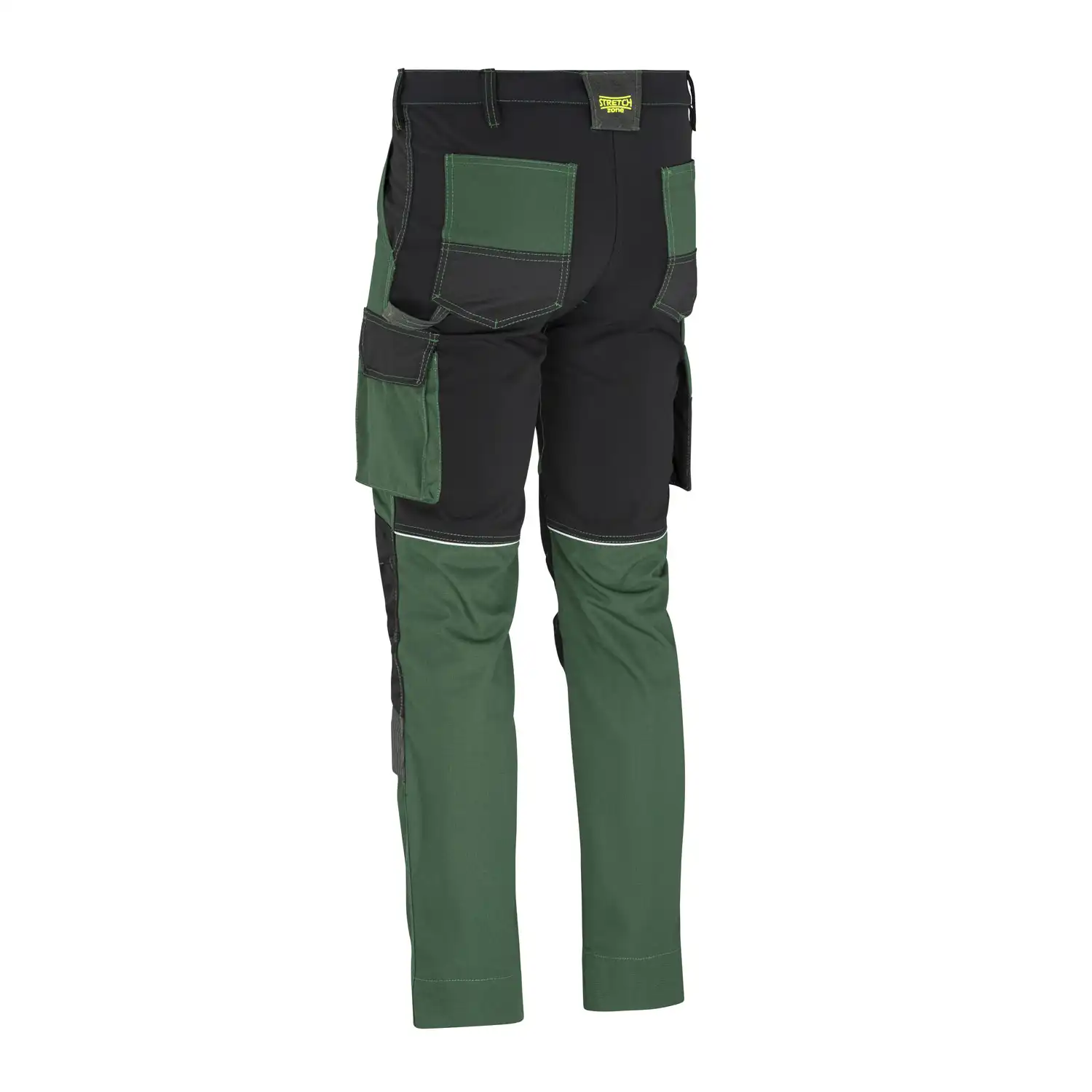 Bundhose "StretchZone® Canvas in grün/schwarz, 52 - Thumbnail 2
