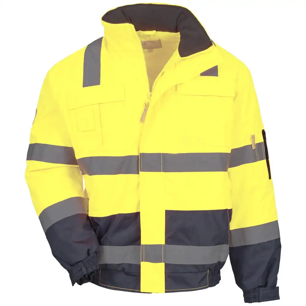 Warnschutz Pilotenjacke "MOTION TEX VIZ" in gelb/blau, L - Bild 1