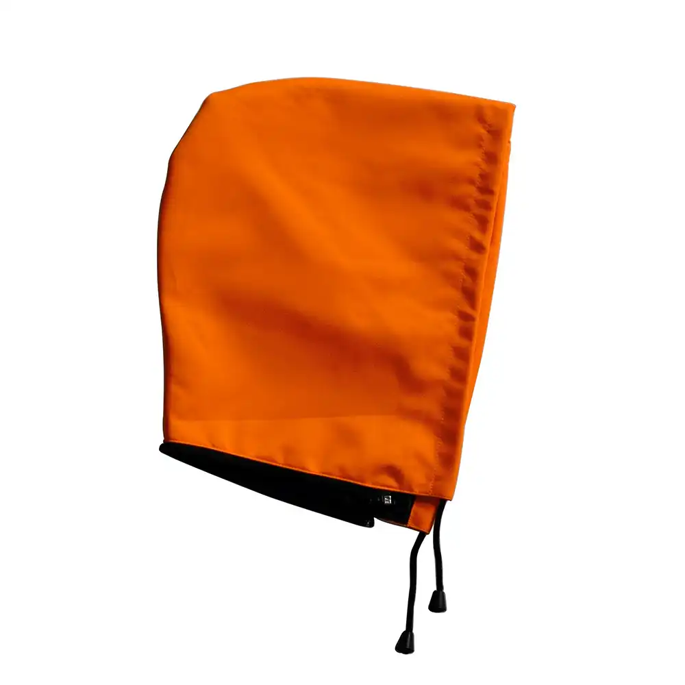 Kapuze "MACKLIN" Complete mit Reißverschluss in fluororange - Bild 1