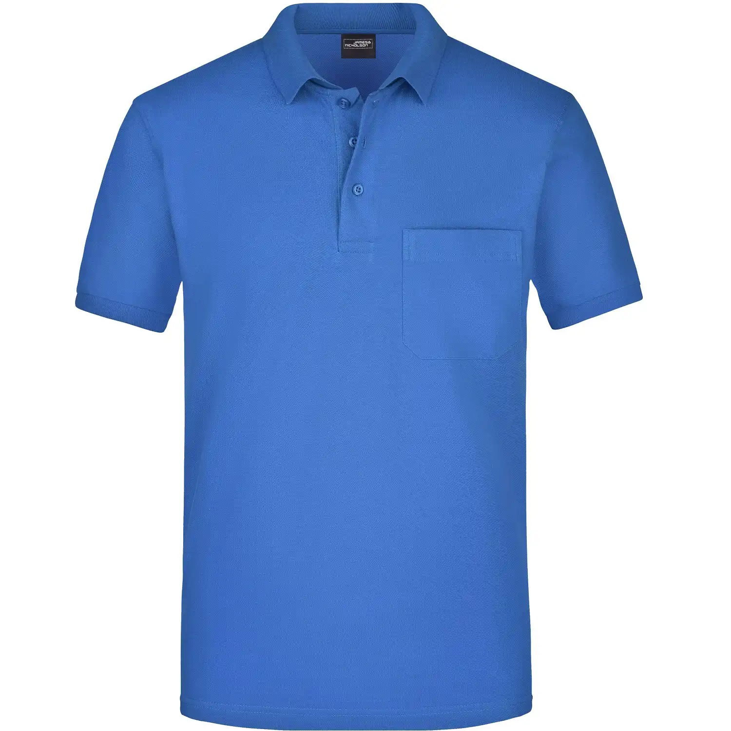 Pocket Polo-Shirt "JN922" in royal, 3XL - Bild 1