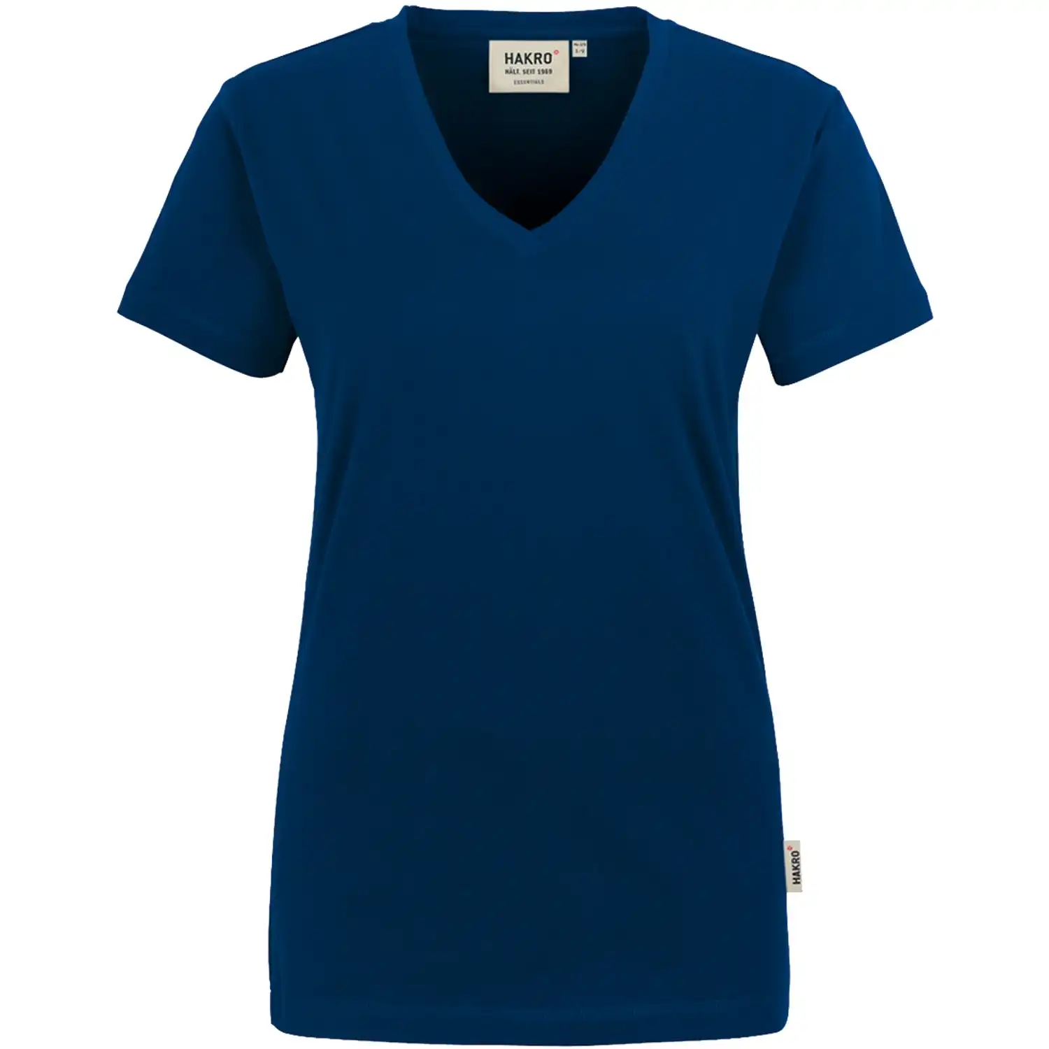 Damen T-Shirt "Classic" V-Ausschnitt 126 in marine, XL - Bild 1