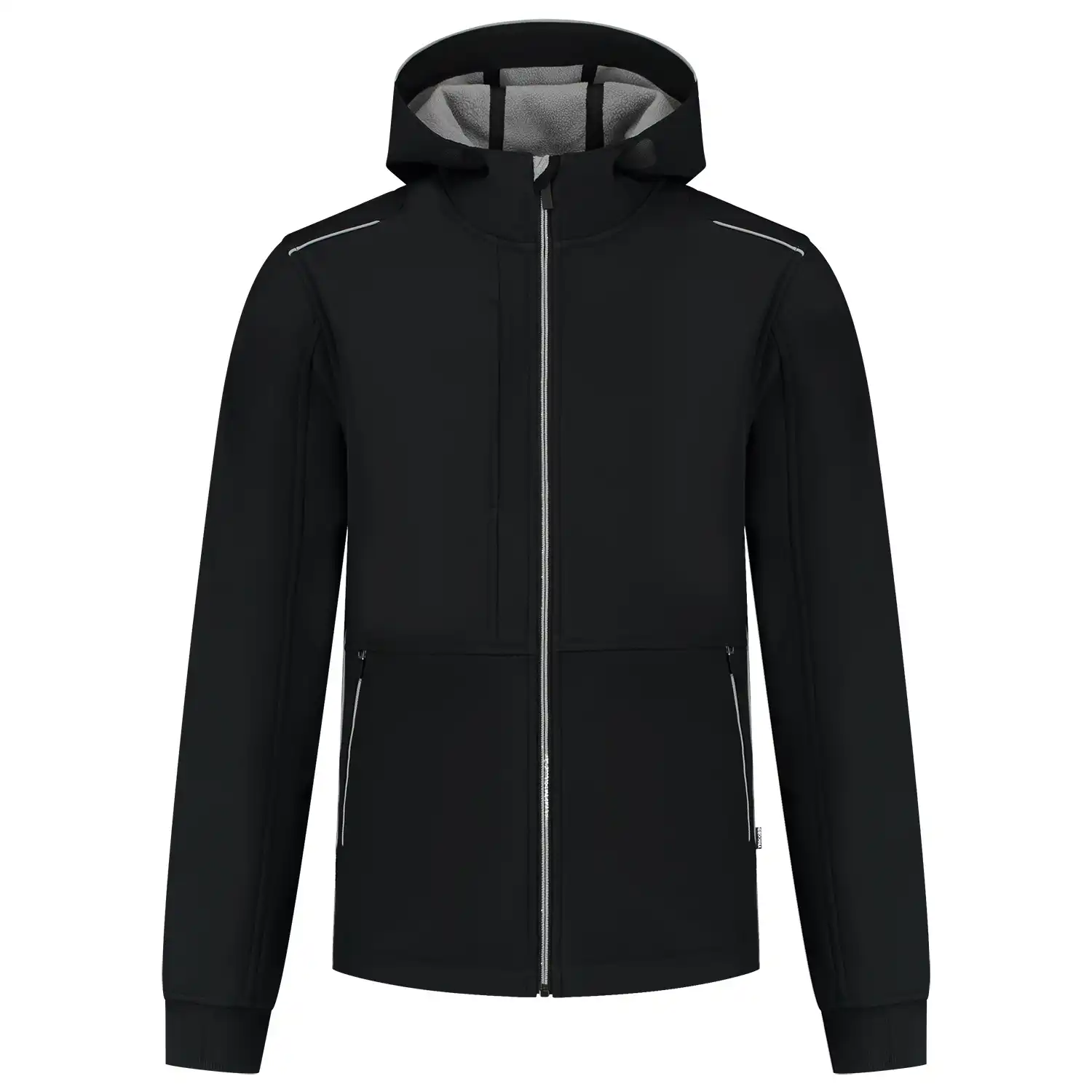 Softshelljacke "402705" Accent in black/grey, XS - Thumbnail 1