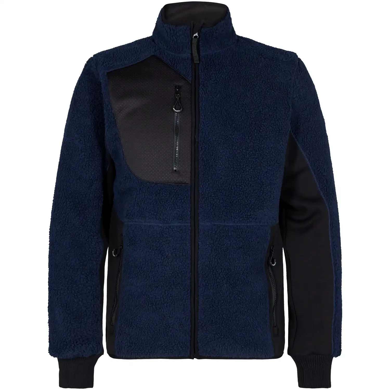 Faserpelzjacke "1362-298" X-treme in blue ink/schwarz, XXL - Thumbnail 1