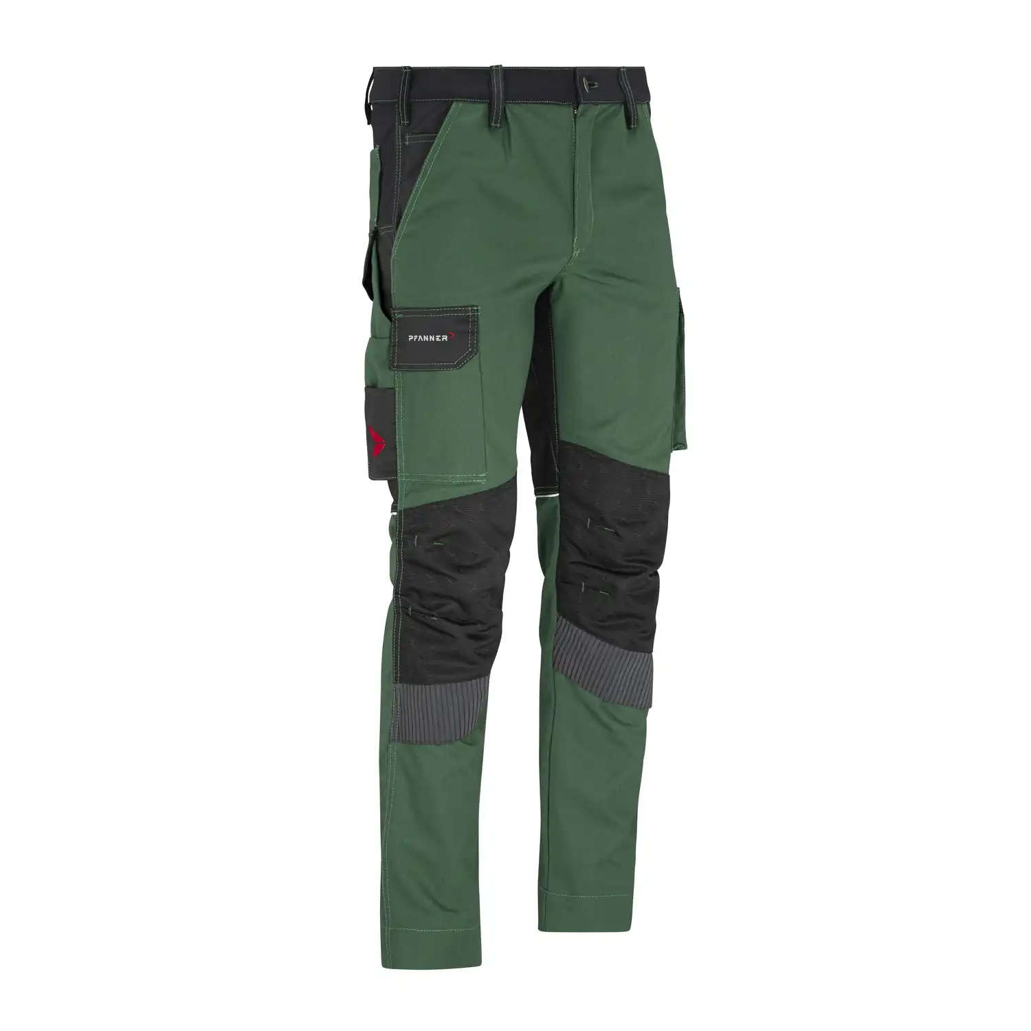 Bundhose "StretchZone® Canvas in grün/schwarz, 52 - Thumbnail 1