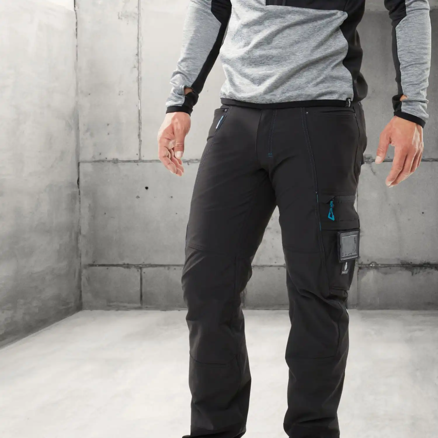 Bundhose Stretch Advanced in schwarz, 90C52 (EU 106) - Thumbnail 5