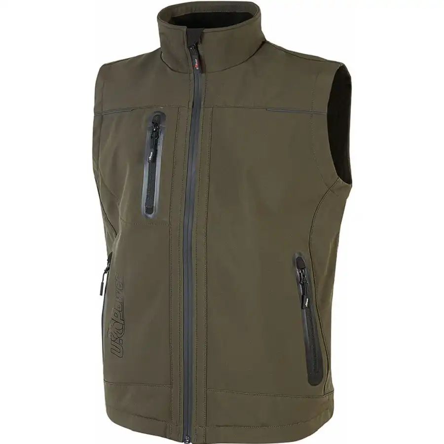 Softshellweste "UNIVERSE" Future in dark green, S (DE size: XS) - Bild 1