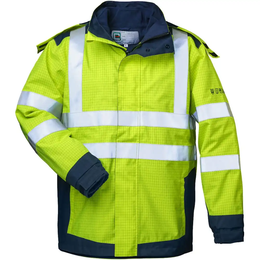 Multinorm-Parka 3in1  in gelb/marine, M - Thumbnail 1