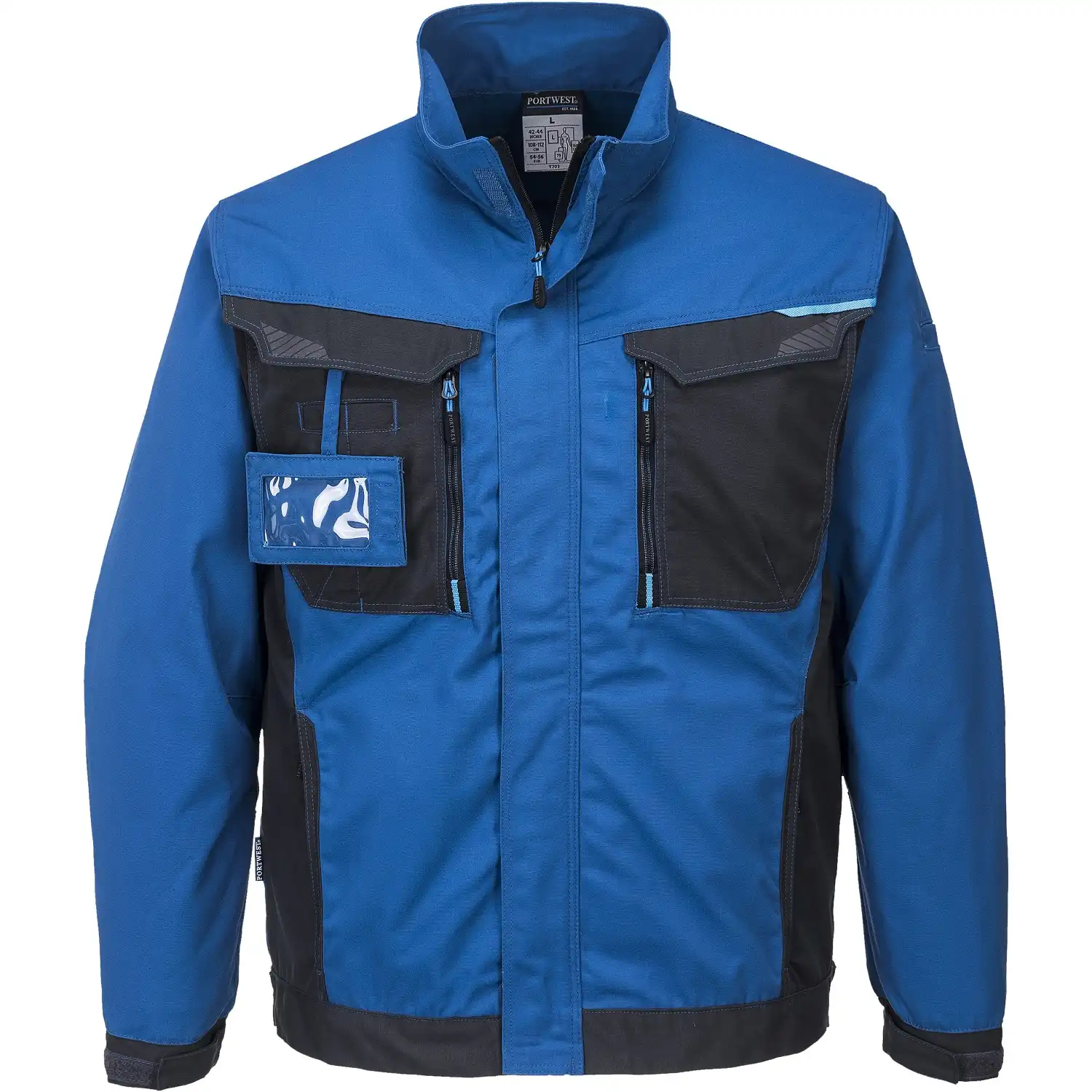 Bundjacke "T703" WX3 in persian blue, S - Thumbnail 1