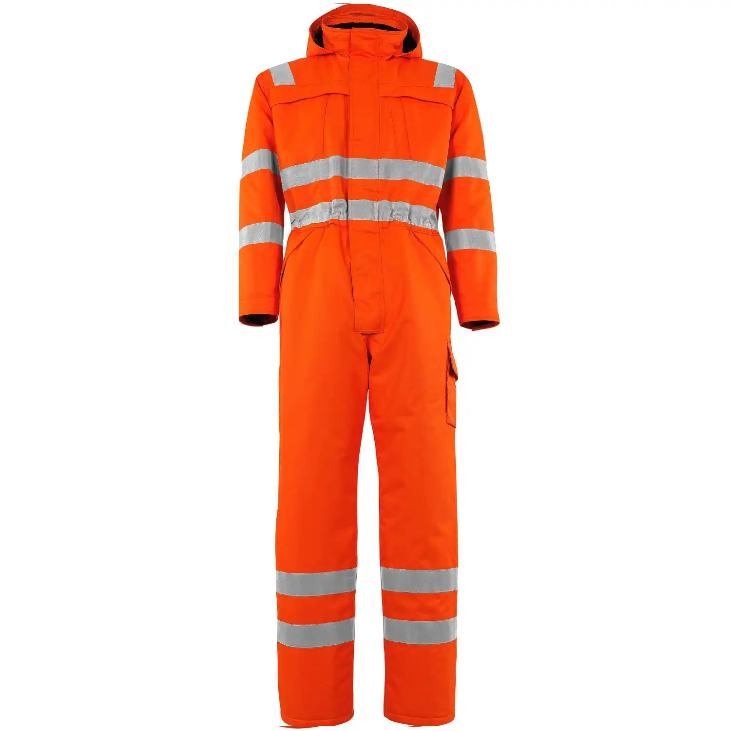 Warnschutz Winteroverall "TOMBOS" Safe Arctic in fluororange, XXL - Bild 1