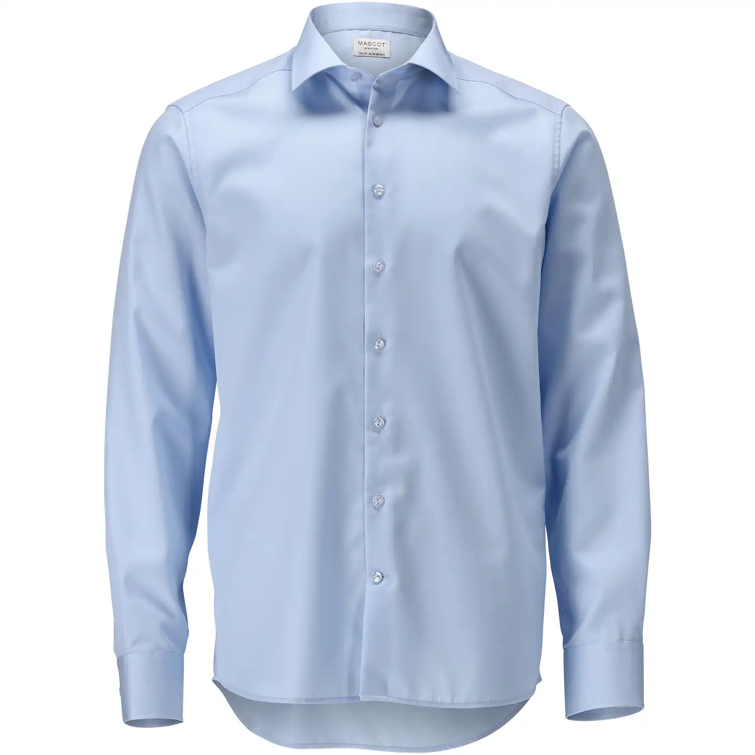 Hemd langarm Slim Fit "20504-750" Frontline in hellblau, 39-40 - Thumbnail 1
