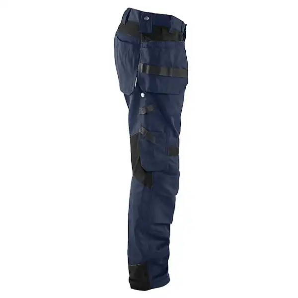 Handwerkerhose "1555" in marine/schwarz, C48 - Thumbnail 4