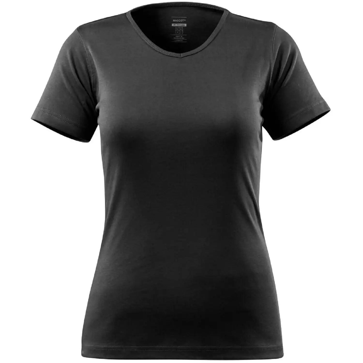 Damen T-Shirt "NICE" Crossover in schwarz, 3XL - Bild 1