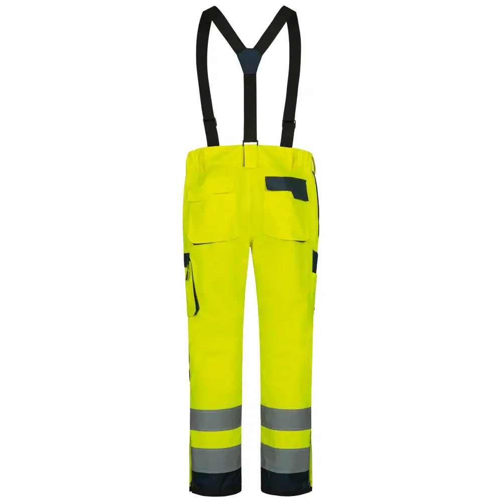 Warnschutz Regenhose Kl. 2 "BJARKI/FLOKI"  in gelb/marine, M - Thumbnail 2
