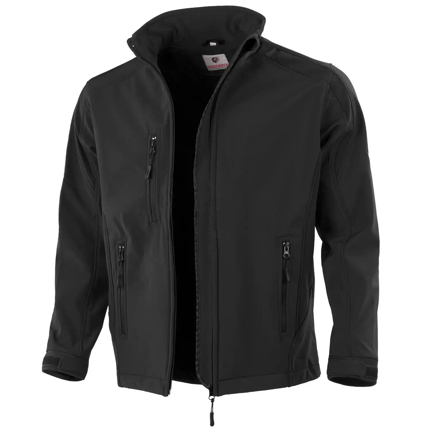 Softshelljacke "1020" in schwarz, L - Bild 1