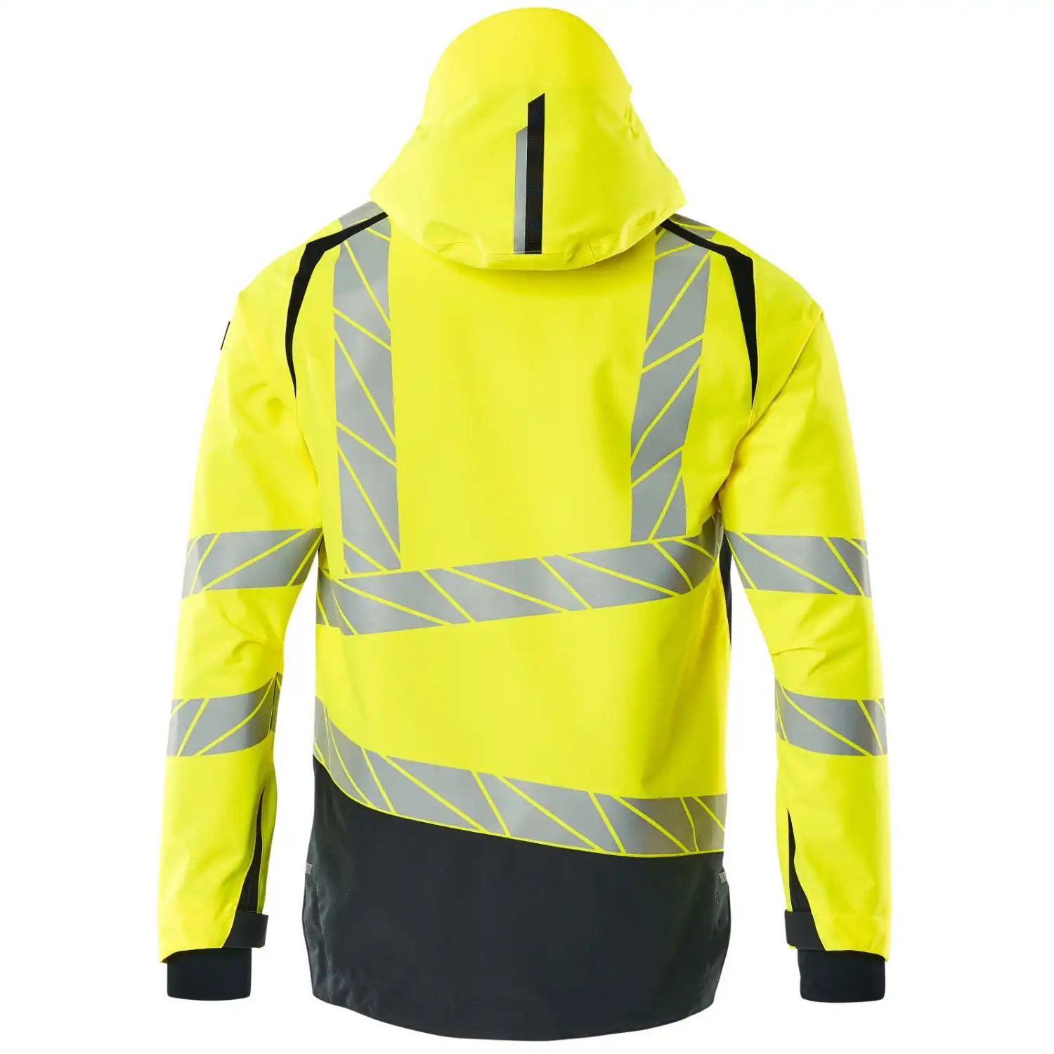 Warnschutz Regenjacke zweifarbig "ACCELERATE SAFE" in gelb/schwarz, XXL - Thumbnail 2