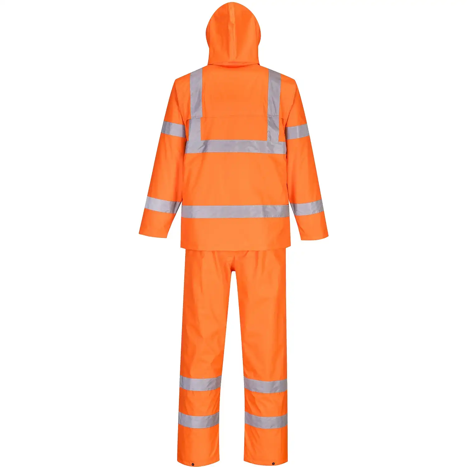 Warnschutz Regen-Set "H448" Essentials in Orange, XXL - Thumbnail 2