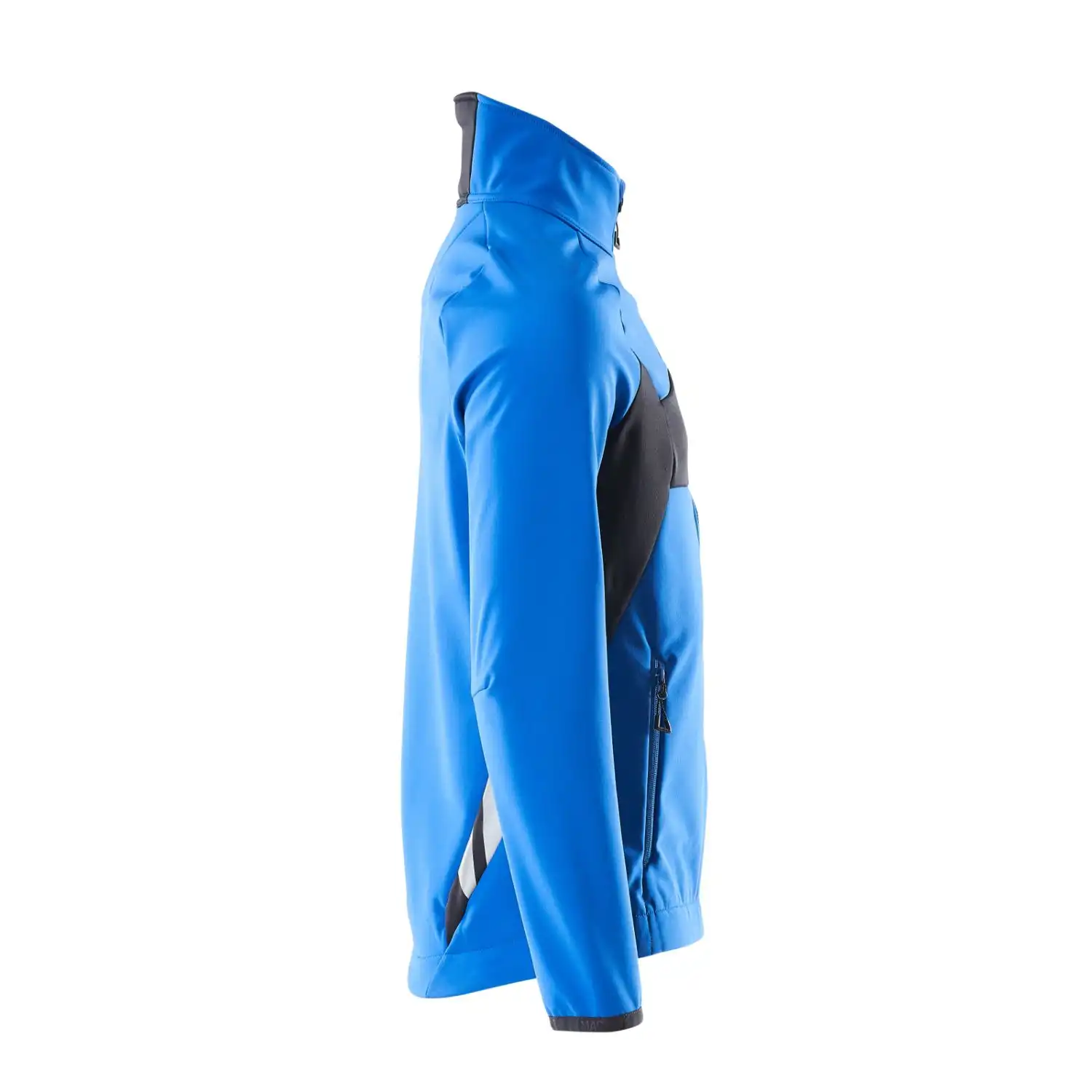 Softshelljacke "ACCELERATE" in azurblau/schwarzblau, XS - Thumbnail 4