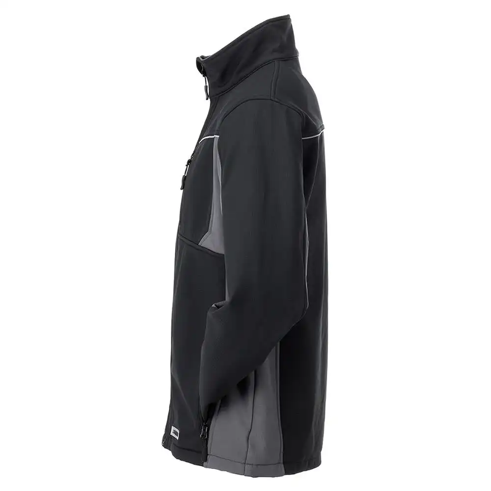 Softshelljacke "HIGHLINE" in schwarz/schiefer/zink, L - Thumbnail 4