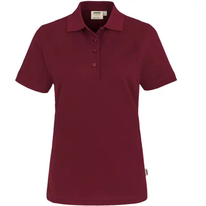 Damen Polo-Shirt "ECO GRS" 369 in weinrot, XL - Thumbnail 1