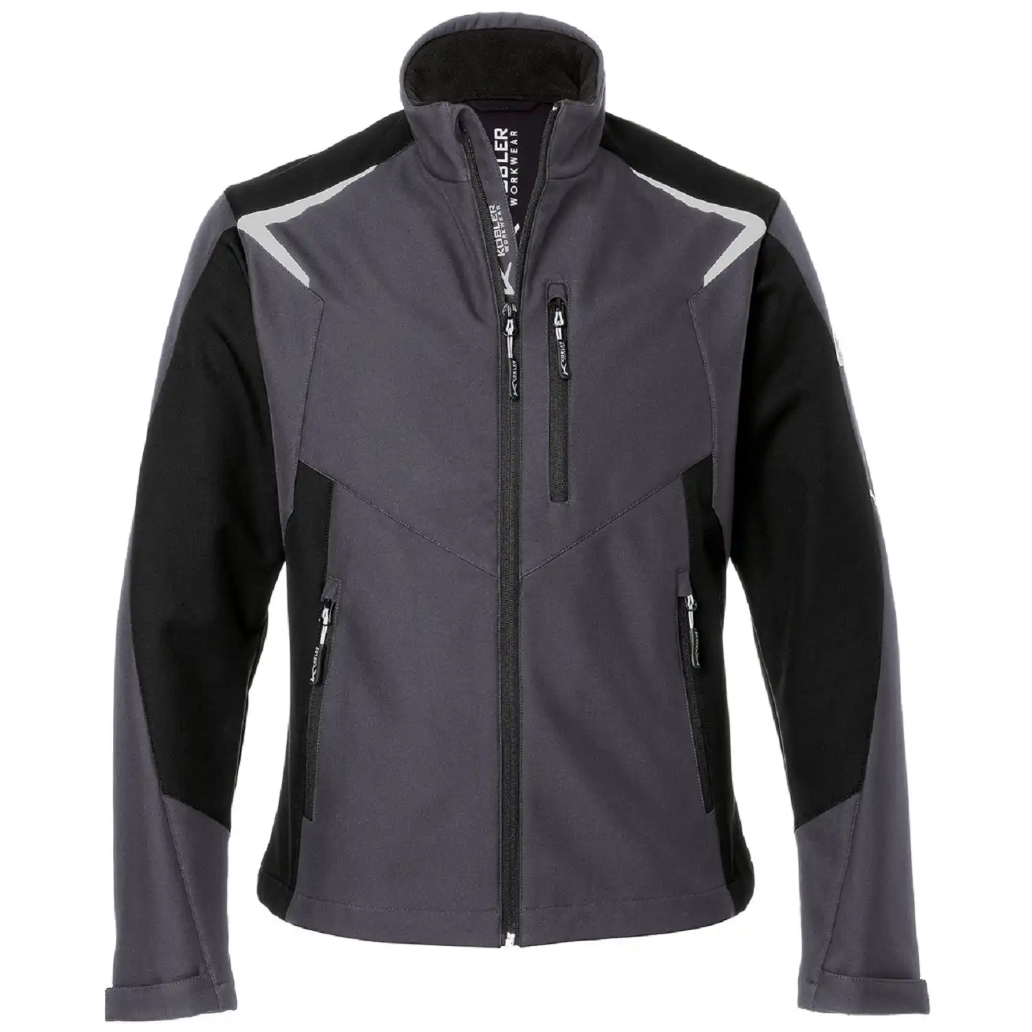 Softshell Jacke BODYFORCE in anthrazit/schwarz, 3XL - Thumbnail 1