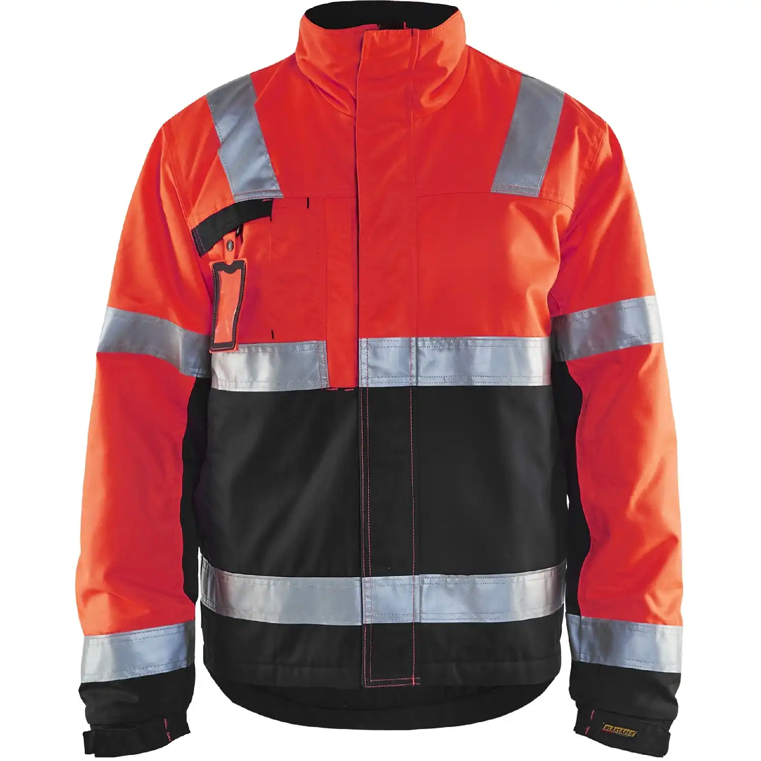 Warnschutz Winterjacke "4862" in rot/schwarz, 3XL - Thumbnail 1