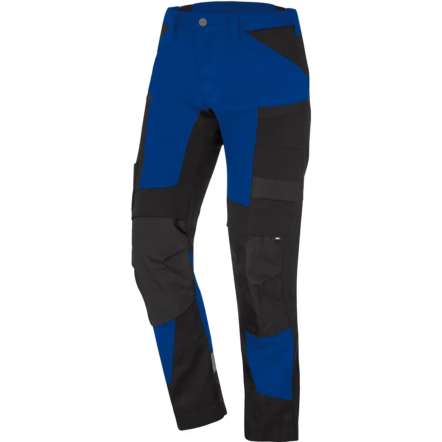 Stretch Bundhose Canvas "LEO" in royalblau/schwarz, 54 - Thumbnail 1