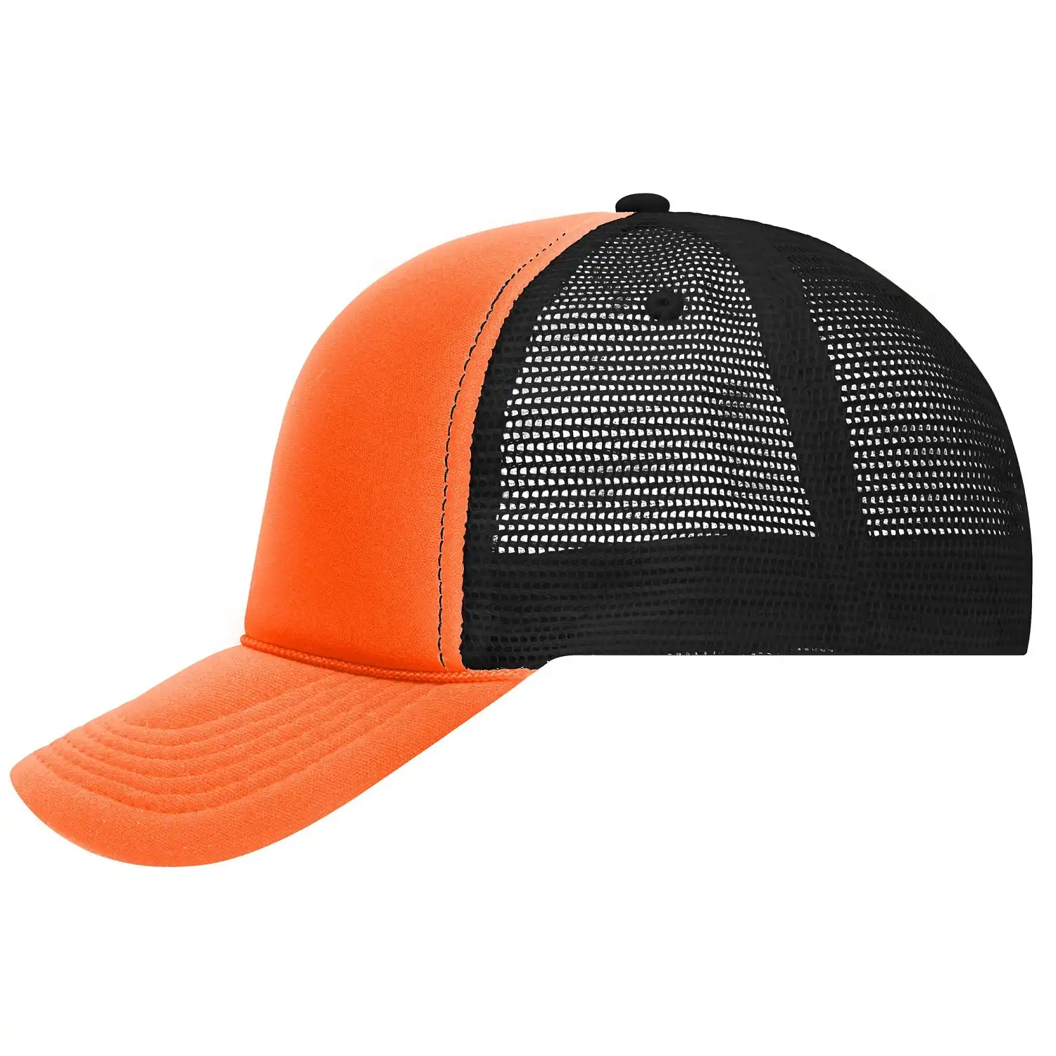 Mesh Basecap "MB6550" Retro in orange/black - Bild 1
