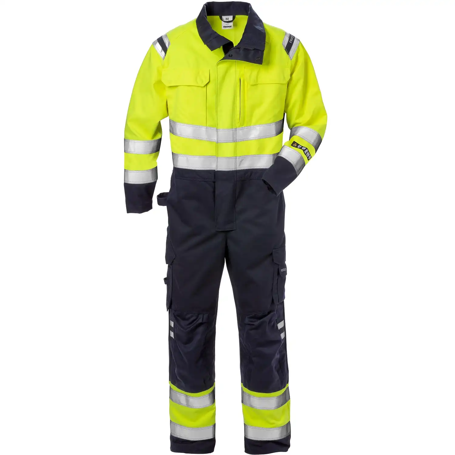 Multinorm Overall "8175 ATHS" Flame gelb/marine in XXL - Thumbnail 1