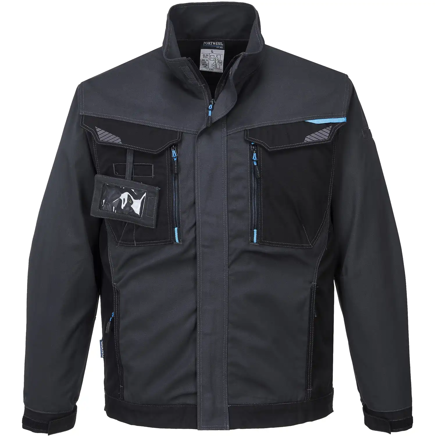 Bundjacke "T703" WX3 in metal grey, S - Thumbnail 1