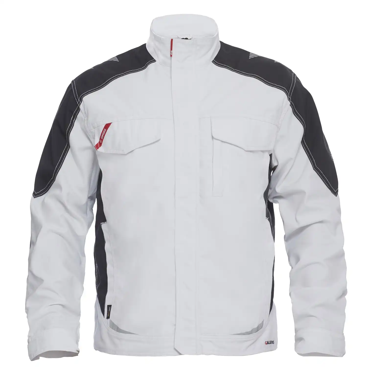 Arbeitsjacke "1810-254" Galaxy in weiß/grau, L - Bild 1
