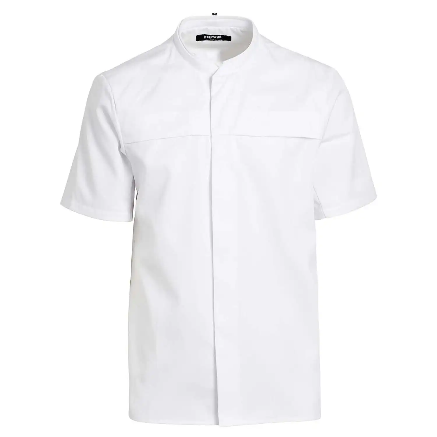 Gourmet Kochjacke TENCEL™ kurzarm "25266" weiß in XXL - Thumbnail 1