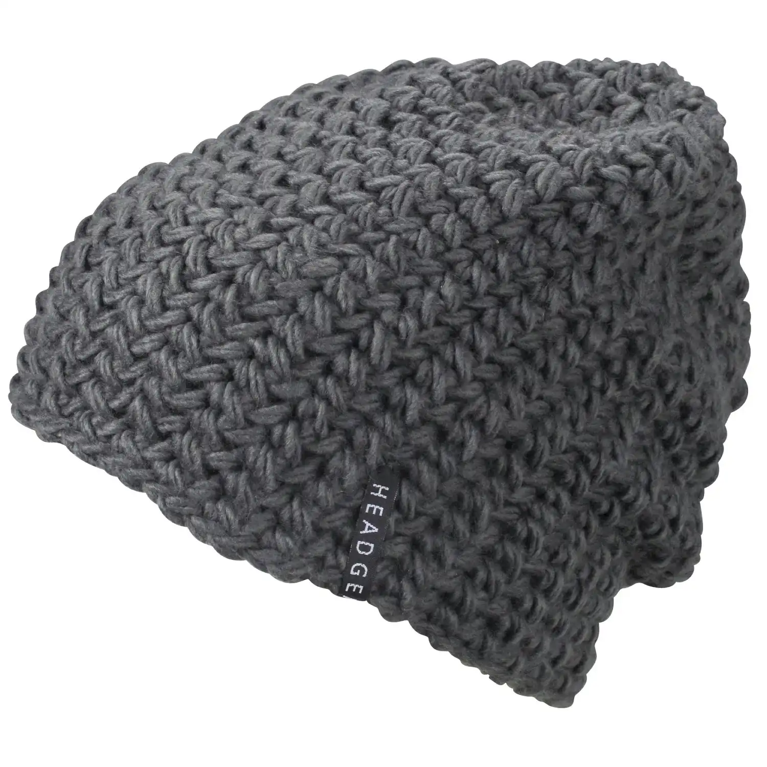 Gehäkelte Mütze "MB7941" Casual Oversized in carbon - Bild 1