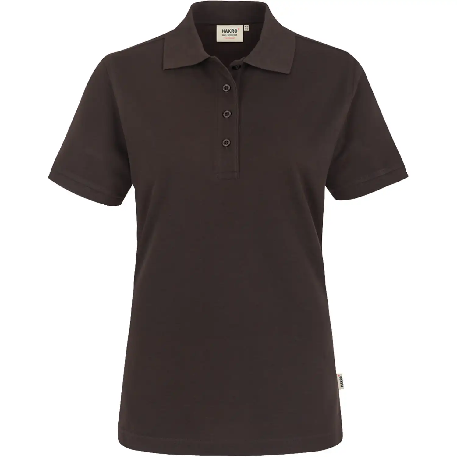 Damen Polo-Shirt "PERFORMANCE" 216 in chocolate, L - Bild 1