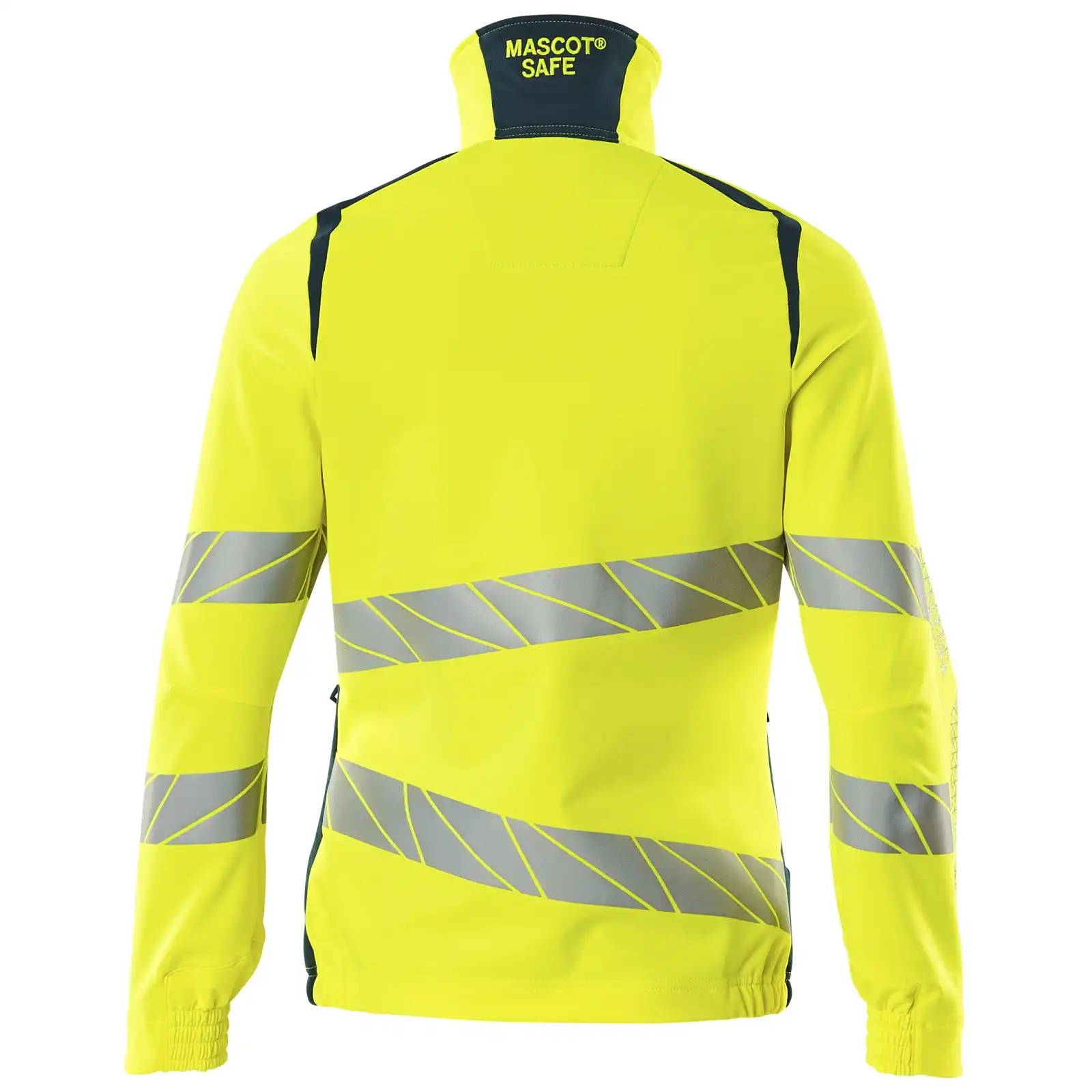 Damen Warnschutz Stretch Bundjacke "ACCELERATE SAFE" in gelb/dunkelpetroleum, M - Thumbnail 2