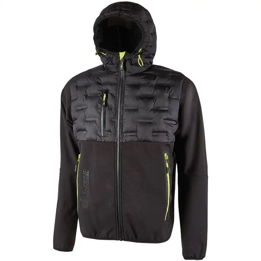 Hybridjacke "SPOCK" Future in black carbon, S (DE size: XS) - Thumbnail 1