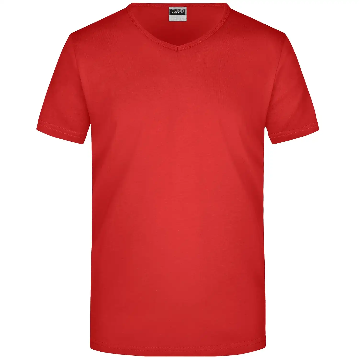 V-T-Shirt Slim Fit "JN912" in red, L - Bild 1