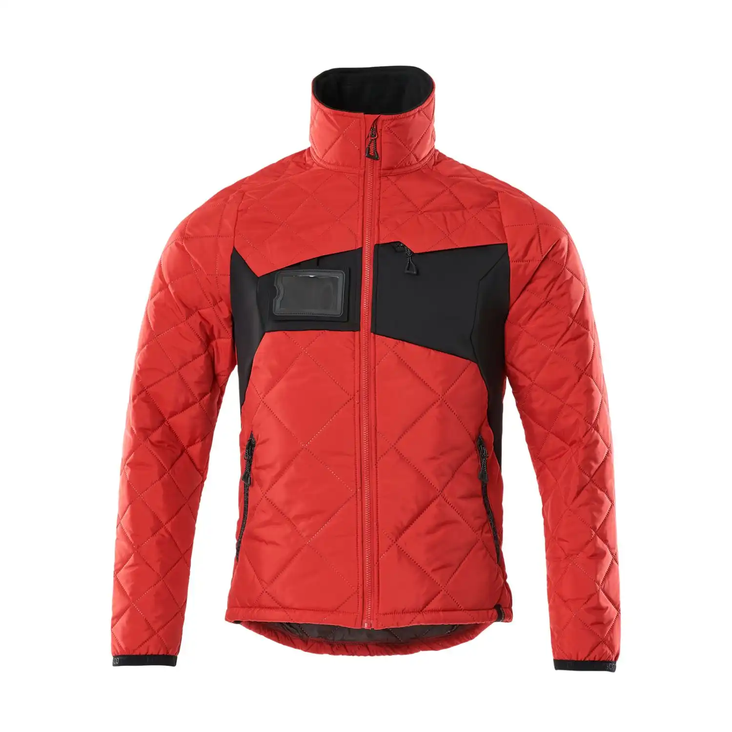 Steppjacke mit CLIMASCOT® "ACCELERATE" in verkehrsrot/schwarz, XL - Thumbnail 1