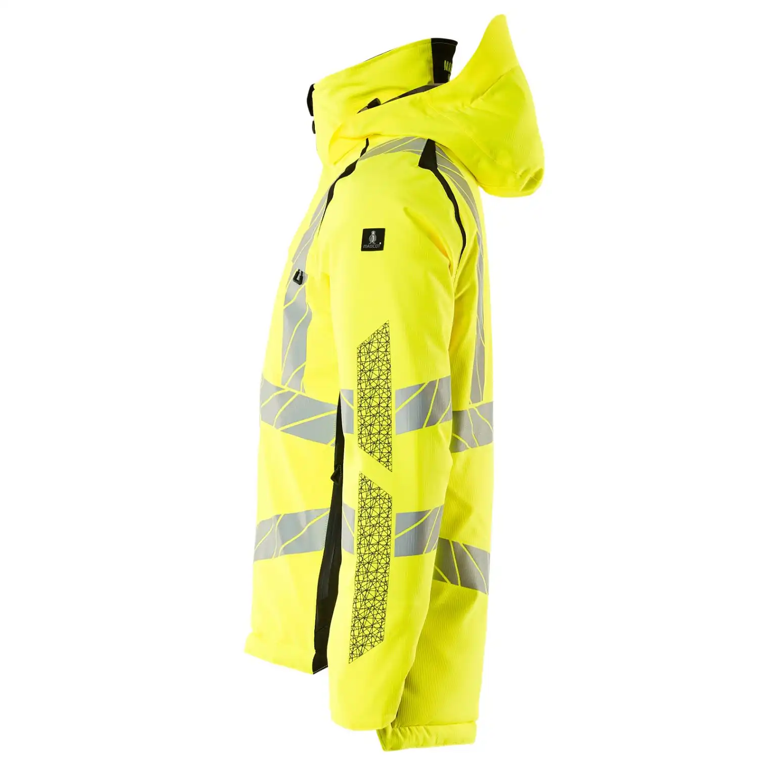 Warnschutz Winterjacke "ACCELERATE SAFE" in gelb/schwarz, XXL - Thumbnail 3