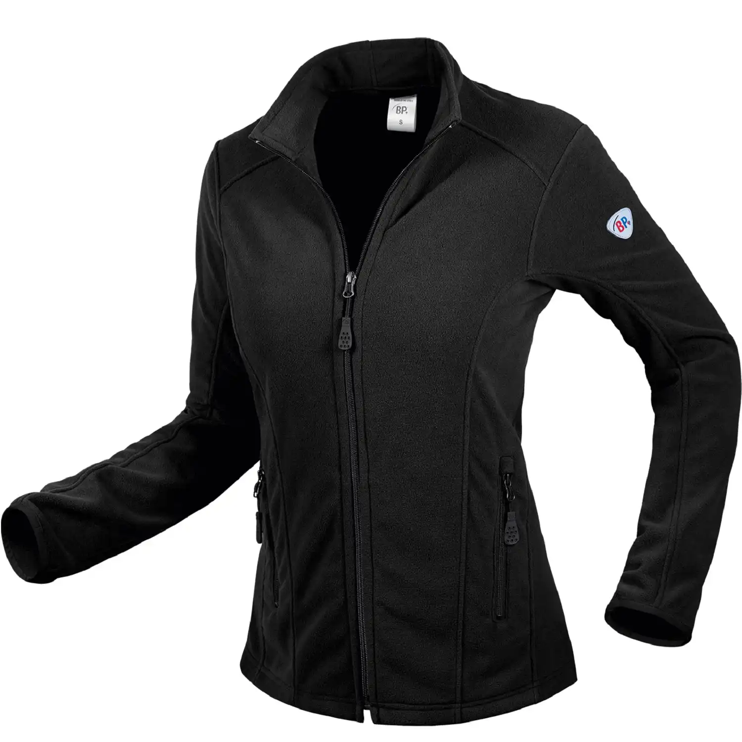 Damen Fleecejacke "1693-641" in schwarz, M - Thumbnail 1