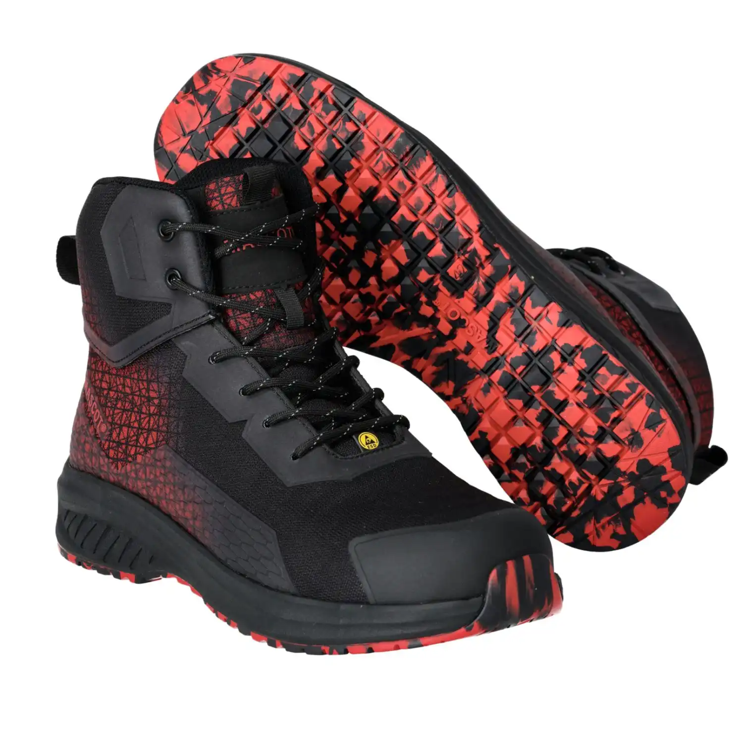 Sicherheitshochschuh S3S "ACCELERATE" Schwarz/Verkehrsrot in 36 - Thumbnail 5