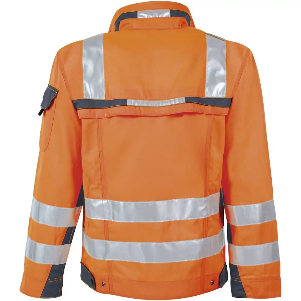 Warnschutz Blousonjacke "WABJ" in orange/grau, XL - Thumbnail 2