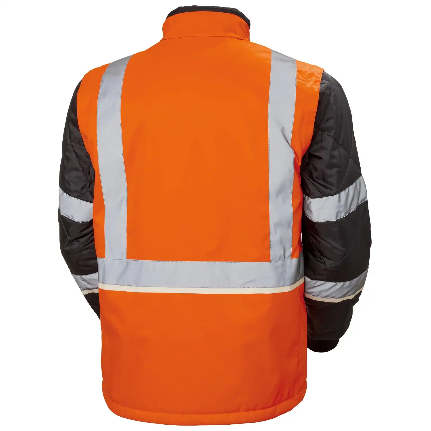 Warnschutz Steppjacke 2in1 "UC-ME" Nachtleuchtend in orange/schwarz, XS - Thumbnail 2