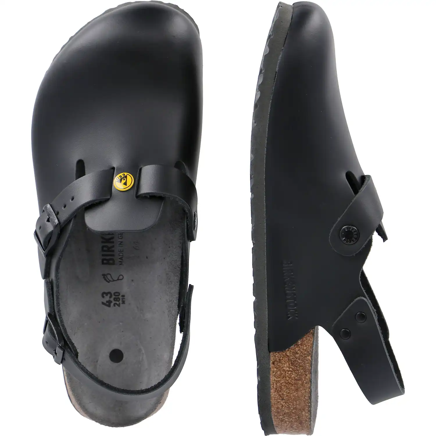 Clogs "Tokio ESD" normal schwarz in 47 - Thumbnail 2