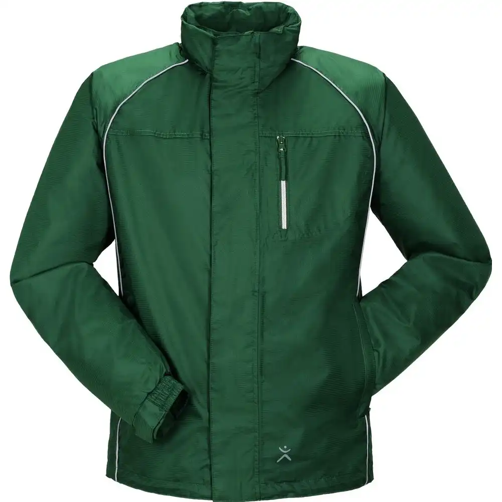 Regenjacke "MONSUN" Outdoor in grün, 4XL - Thumbnail 1