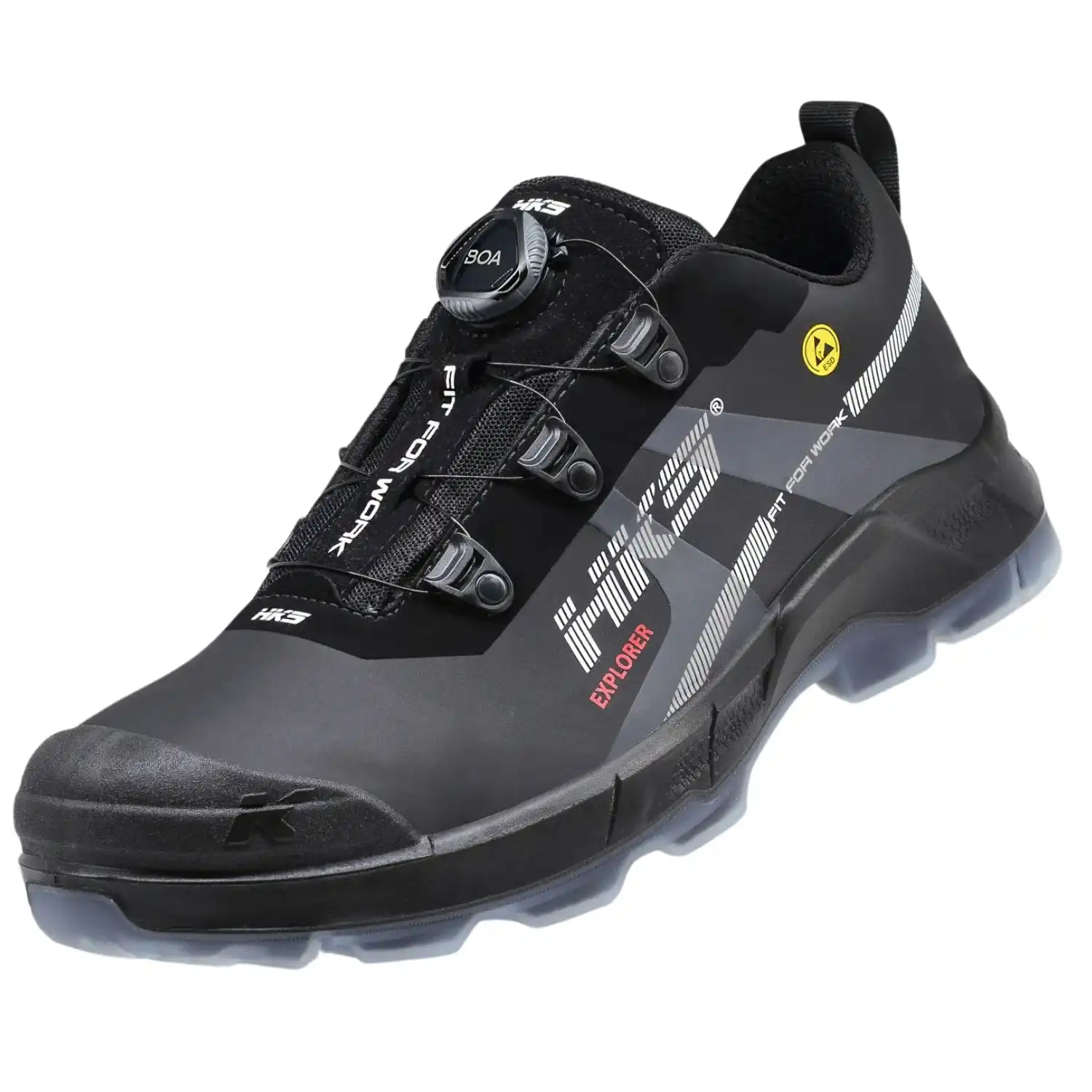 Sicherheitshalbschuhe "EXPLORER BLACK BOA®" in 47 - Thumbnail 2