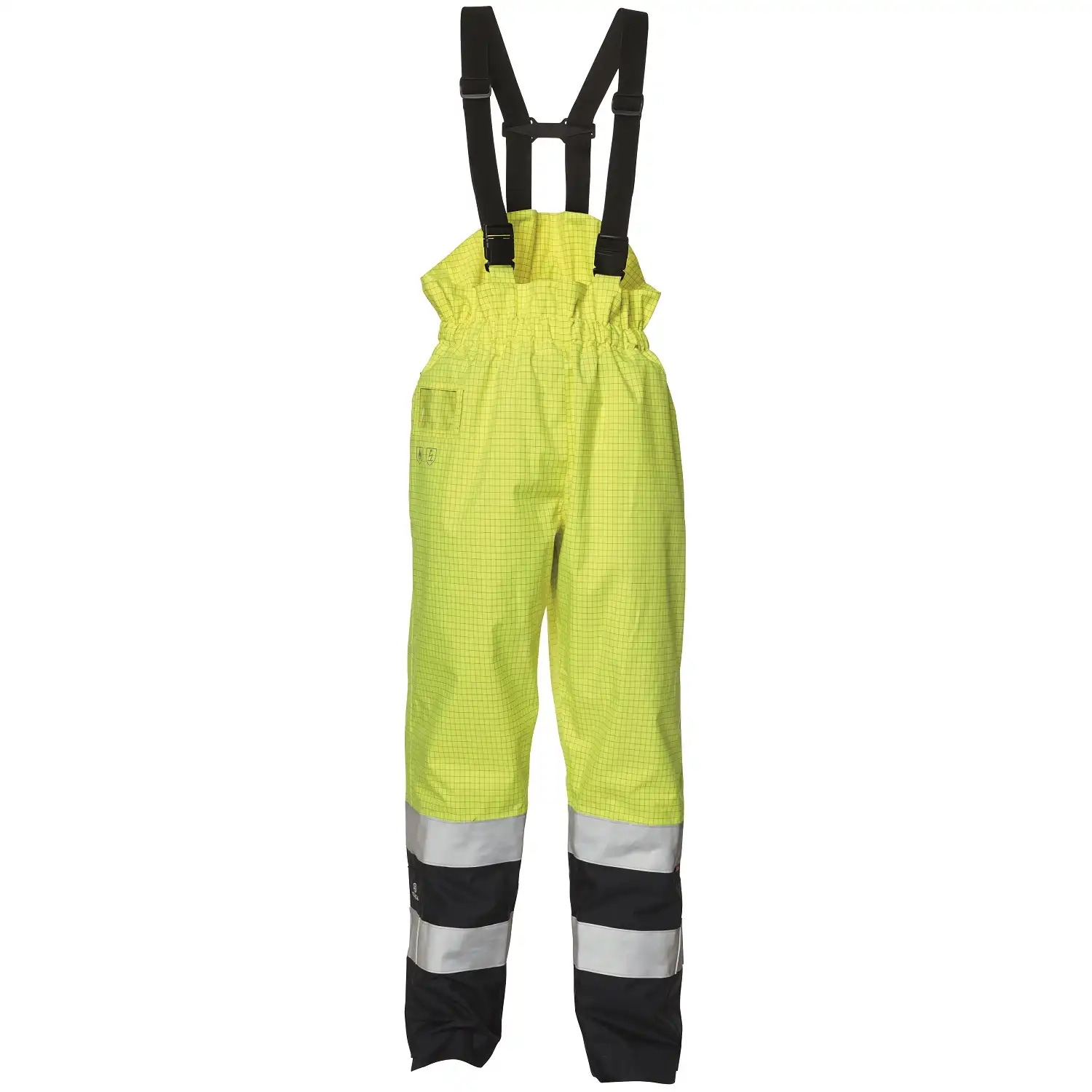 Multinorm Regenhose "089951R" SecureTech Multinorm in warngelb/marine, S - Bild 1