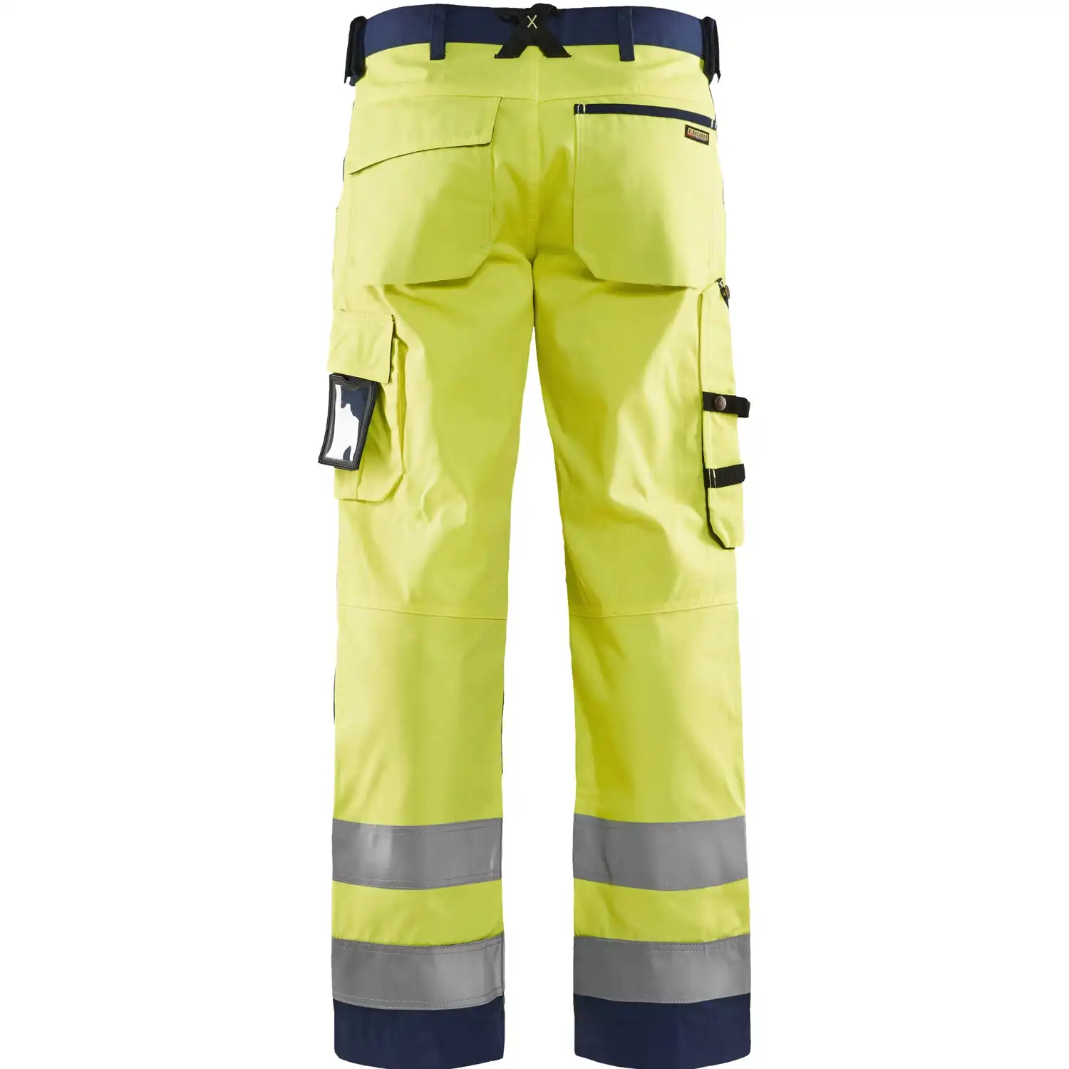 Warnschutz Bundhose "1566" in gelb/marine, C44 - Thumbnail 2