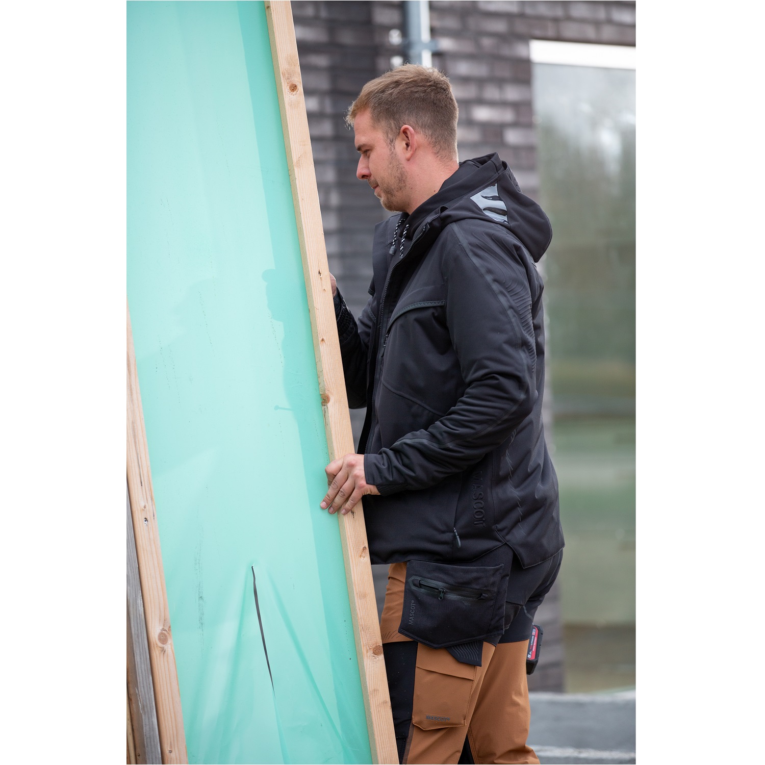 Hardshell-Regenjacke "22001-657" Customized