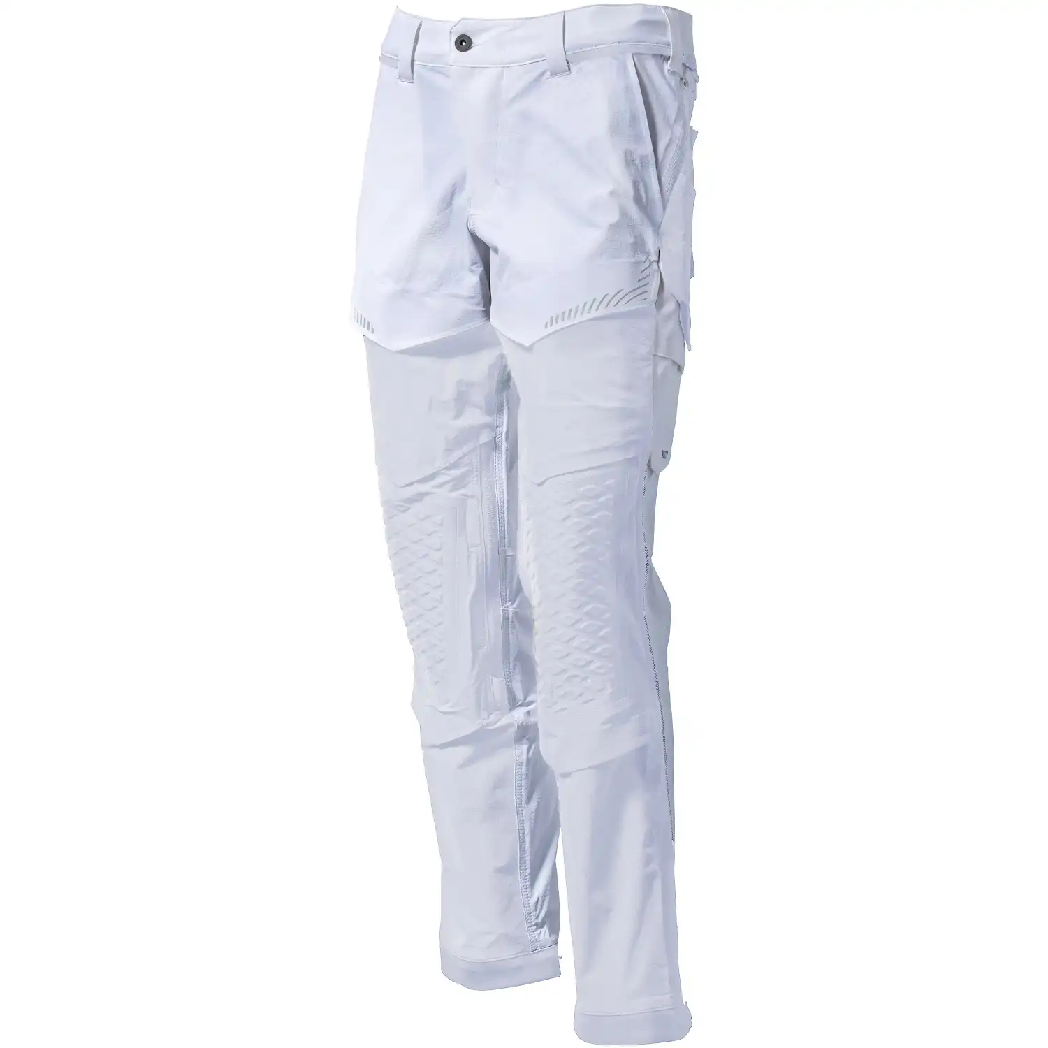 Stretch-Bundhose "22279-605" Customized in 76C44, Weiß - Thumbnail 1